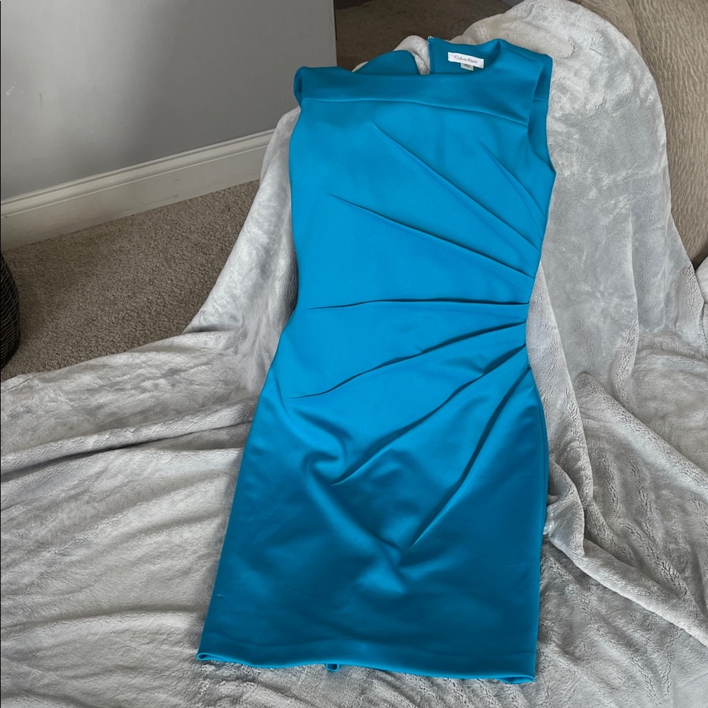 Elegant Blue Calvin Klein Dress